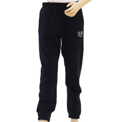 Navy Crested Regular-Weight Sweatpant